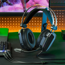 Load image into Gallery viewer, X0 - GE09 - Gaming Headset With Microphone & RGB Static Light - Black