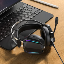 Load image into Gallery viewer, X0 - GE09 - Gaming Headset With Microphone & RGB Static Light - Black