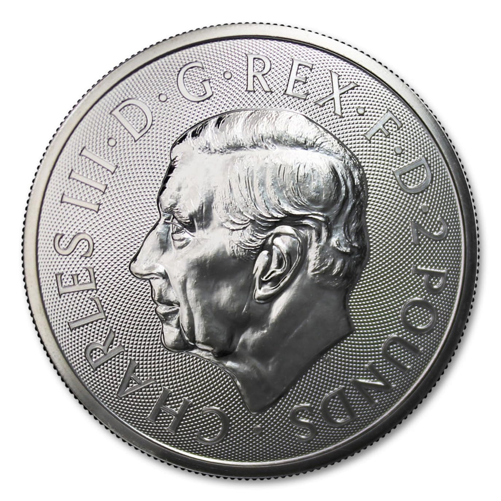 2024 Seymour Unicorn Tudor Beasts 2oz Pure 999.9 Fine Silver Coin