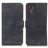 KHAZNEH Retro Texture Horizontal Flip Leather Phone Case, For Samsung Galaxy Xcover7, For Samsung Galaxy A05 4G, For Samsung Galaxy A35 5G, For Samsung Galaxy M34 5G, For Samsung Galaxy M54 5G, For Samsung Galaxy A55 5G, For Samsung Galaxy S23 FE 5G