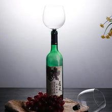 Load image into Gallery viewer, Wine Bottle Glass Topper - Drink Directly From the Bottle