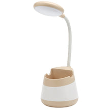 Load image into Gallery viewer, USB Charging LED Desk Light Eye Protection Lamp with Pen Holder and Phone Holder