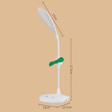 Load image into Gallery viewer, WS-8010 LED Fan Desk Lamp Bedside Desk USB Folding Desk Lamp