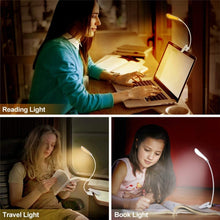 Load image into Gallery viewer, 8027D-2 7 Beads LED Eye Protection Reading Folding Book Clip Light
