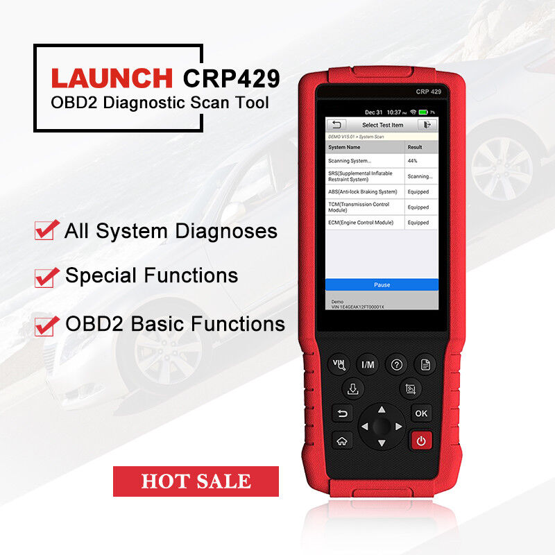 Launch CRP 429 Full System Diagnostic & IMMO Programmer Machine