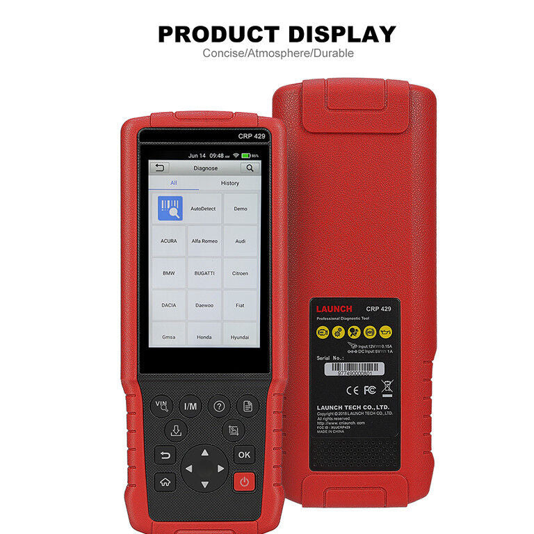 Launch CRP 429 Full System Diagnostic & IMMO Programmer Machine