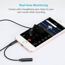 Load image into Gallery viewer, 3.5mm Aux & 3.5mm Jack Lavalier Omni-Directional Microphone with Storage Bag