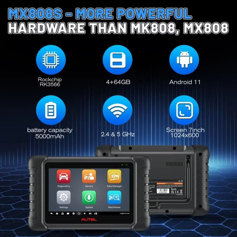 Autel MaxiCheck MX808S Version Full System Diagnostic Scanner