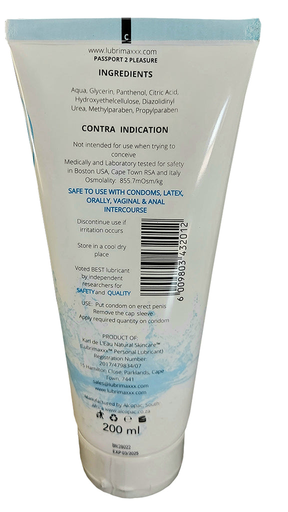 Lubrimaxxx Lube Plain - 200ml