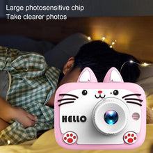Load image into Gallery viewer, Techme X900 Cat Kids Digital Photo & Video Dual Lens Rechargeable Camera