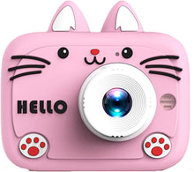 Load image into Gallery viewer, Techme X900 Cat Kids Digital Photo & Video Dual Lens Rechargeable Camera