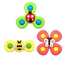 Load image into Gallery viewer, Insect Suction Cup Spinner Toy For Babies & Toddlers - 3 Piece