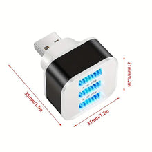 Load image into Gallery viewer, Techme USB 2.0 3-Port Expansion Charging Adapter USB Hub