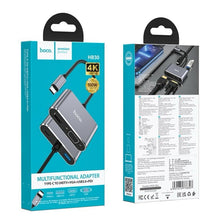 Load image into Gallery viewer, Hoco HB30 USB-C / Type-C Multifunction Converter HDTV+VGA+USB3.0+PDHUD