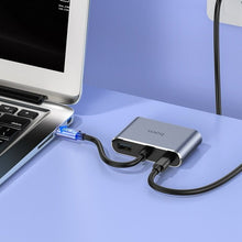 Load image into Gallery viewer, Hoco HB30 USB-C / Type-C Multifunction Converter HDTV+VGA+USB3.0+PDHUD
