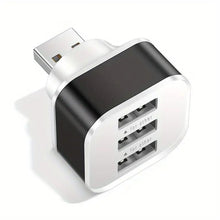 Load image into Gallery viewer, Techme USB 2.0 3-Port Expansion Charging Adapter USB Hub