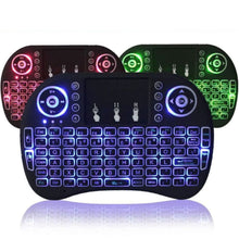 Load image into Gallery viewer, i8 Wireless Keyboard Touchpad for PC, TV - RGB Mini Keyboards
