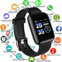 Load image into Gallery viewer, 116 PLUS Smart Bracelet D13 Heart Rate Blood Pressure Smart Watch - Open Box