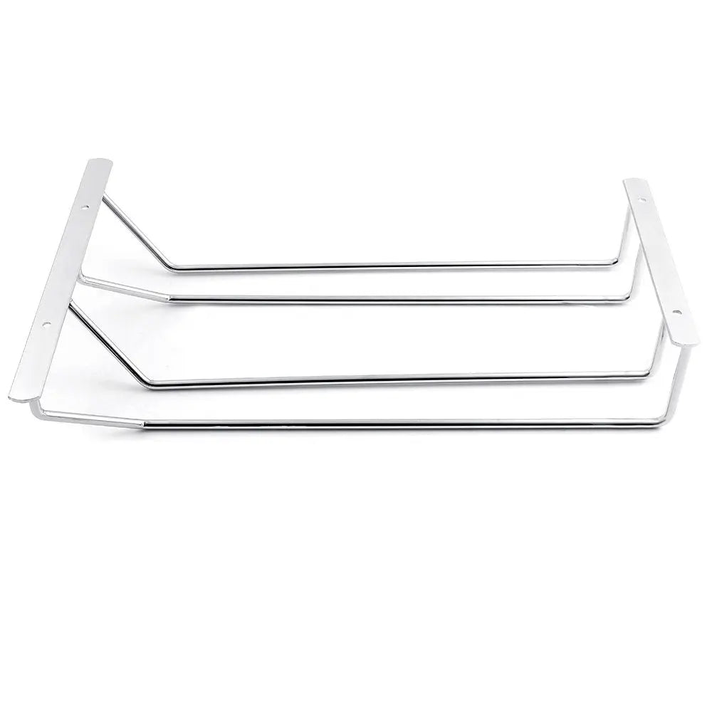 2 Row Wine Glass Rack Holder Awesome Imports