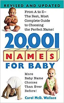 20,001 Names For Baby: Revised and Updated - USED Awesome Imports