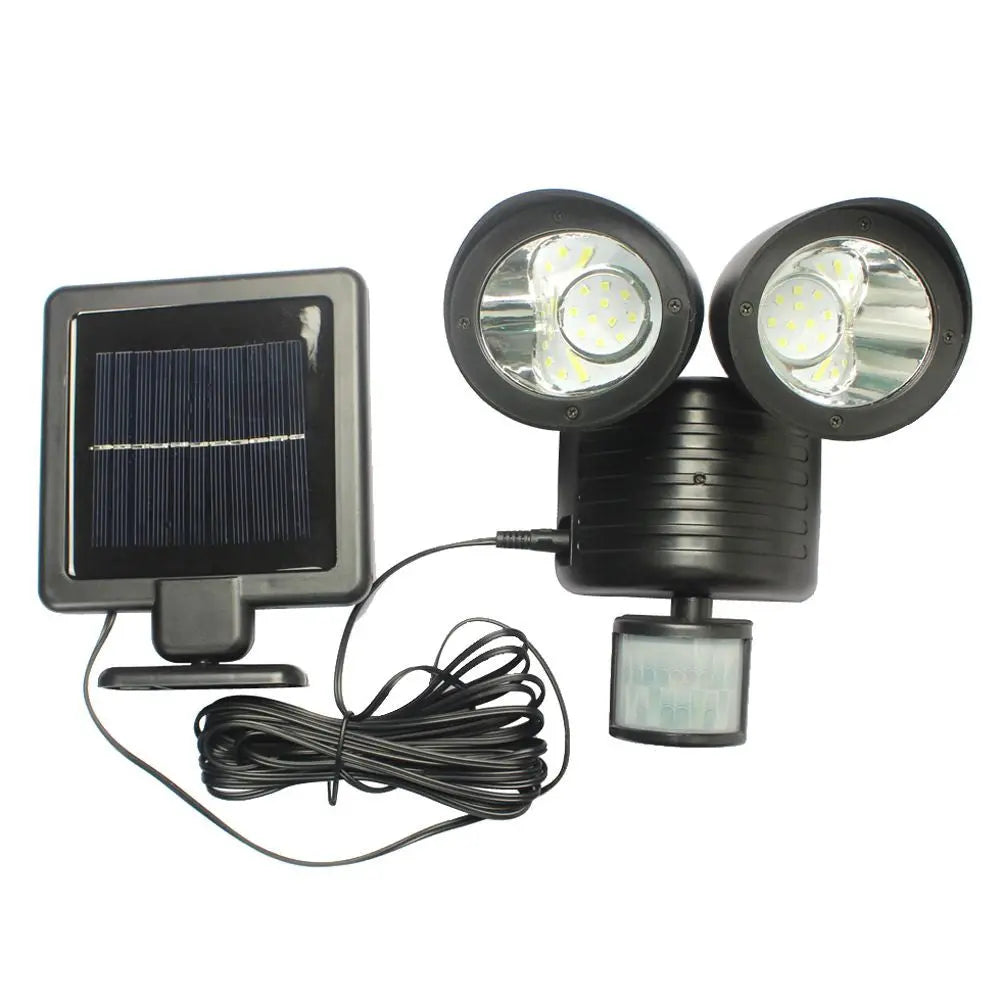 22 LED Solar Powered PIR Motion Sensor Security Light Awesome Imports