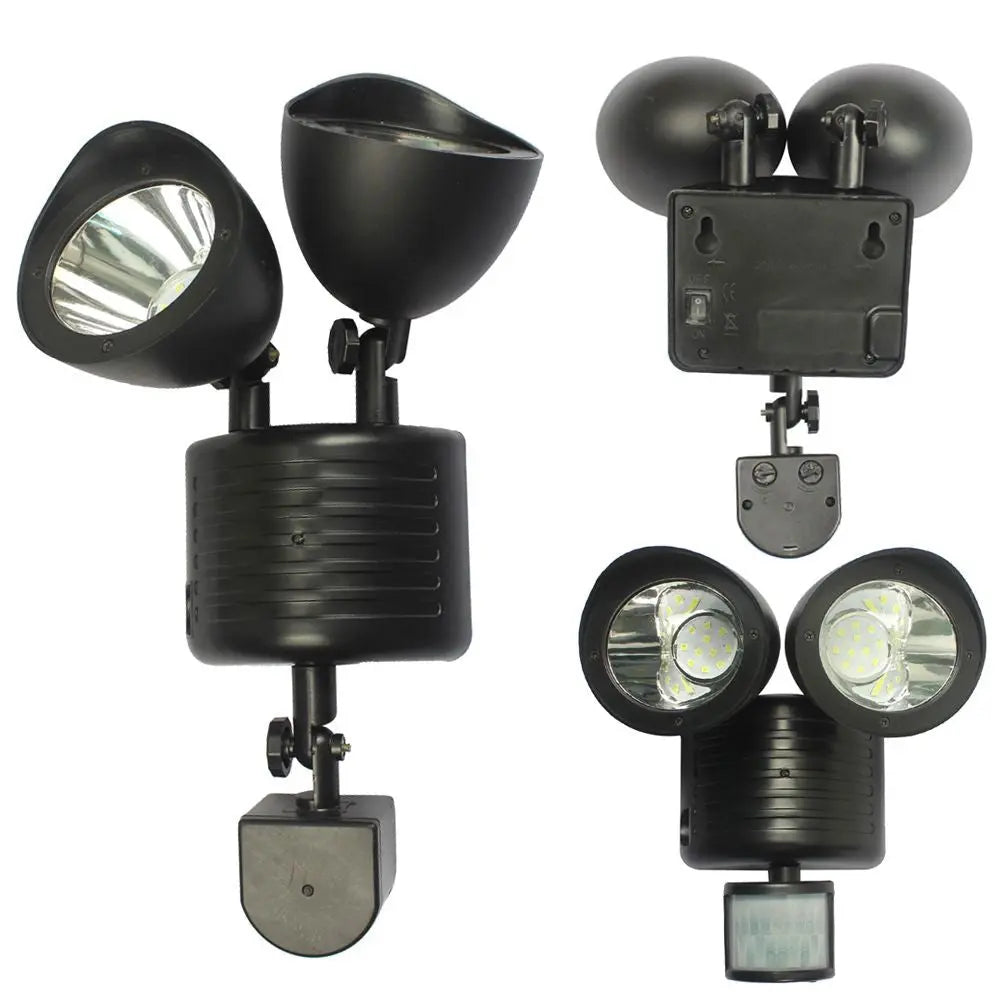22 LED Solar Powered PIR Motion Sensor Security Light Awesome Imports
