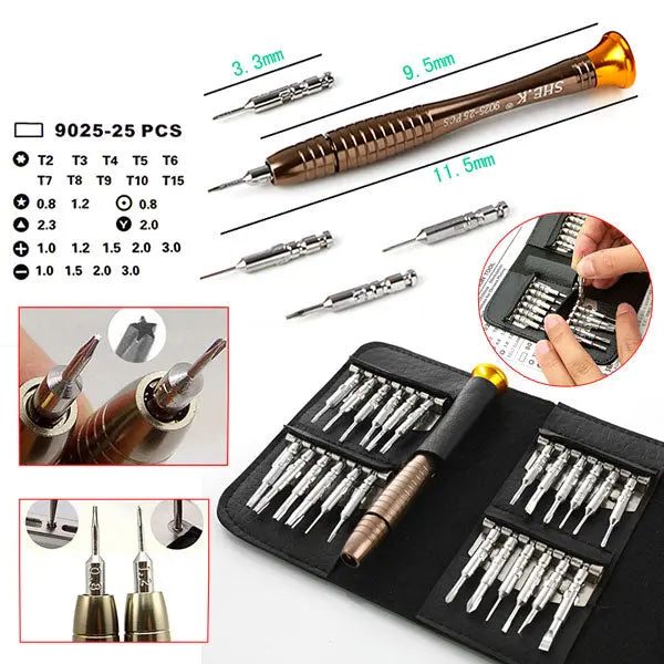 25-in-1 Multi-purpose Precision Screwdriver Set Techme