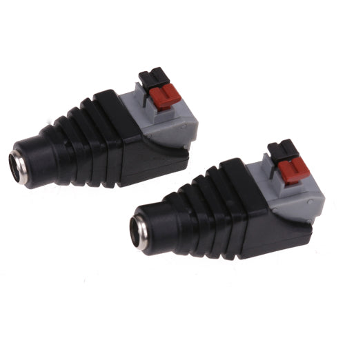 5.5 x 2.1mm Female Push Connector DC Plug - Pack of 4 Awesome Imports