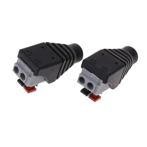 5.5 x 2.1mm Female Push Connector DC Plug - Pack of 4 Awesome Imports