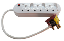 Load image into Gallery viewer, Africa Surge Wonder Protected 3x3pin & 3x2pin Way Multiplug