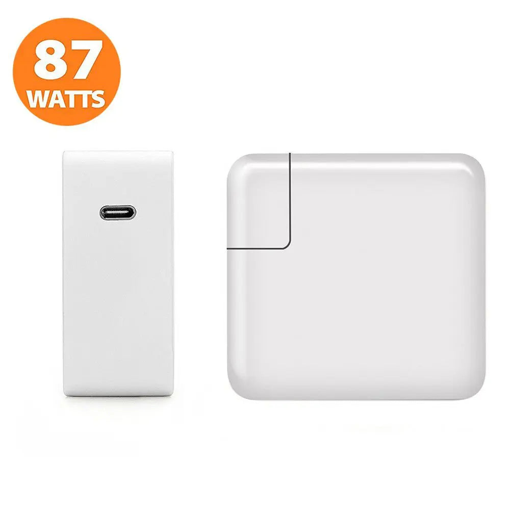 87W USB-C MagSafe MacBook Charger - White Techme