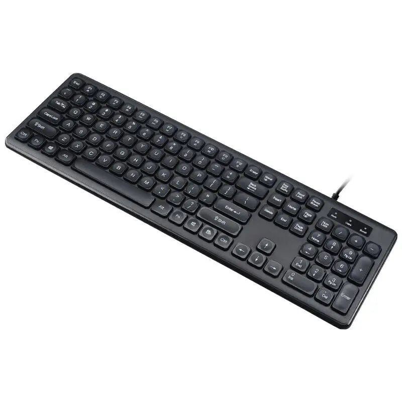 AOC KB100 Wired Silent 106 Keys Ergonomic USB Keyboard Wantech