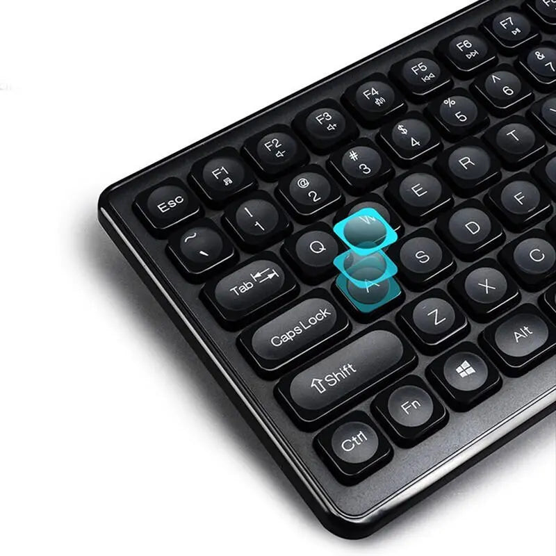 AOC KB100 Wired Silent 106 Keys Ergonomic USB Keyboard Wantech