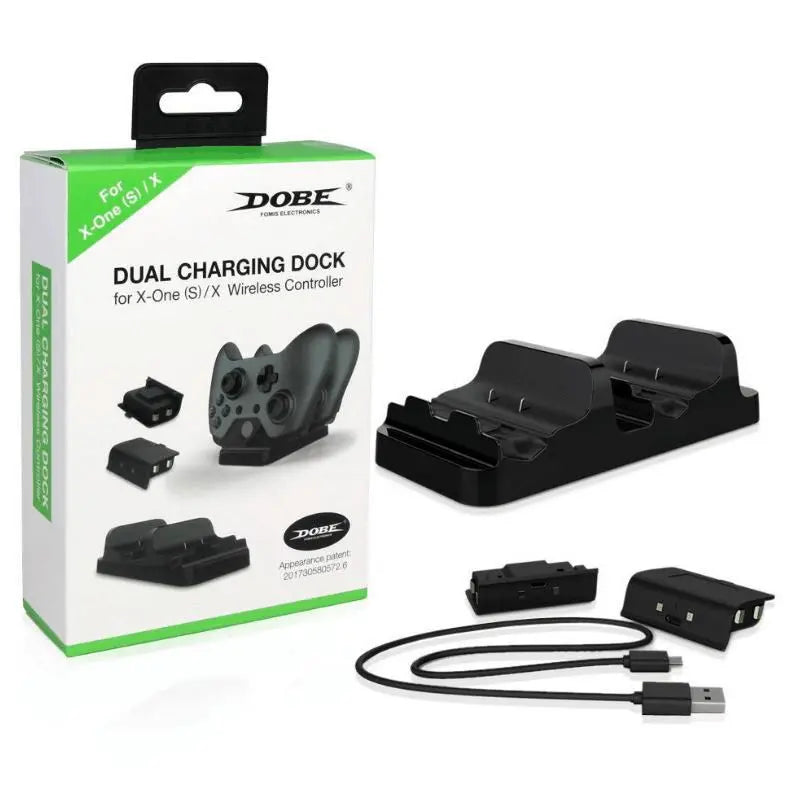 DOBE Dual Charging Dock with Battery Techme