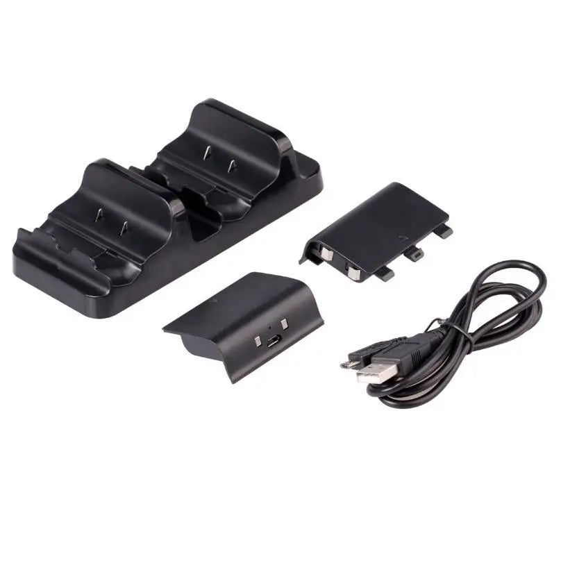 DOBE Dual Charging Dock with Battery Techme