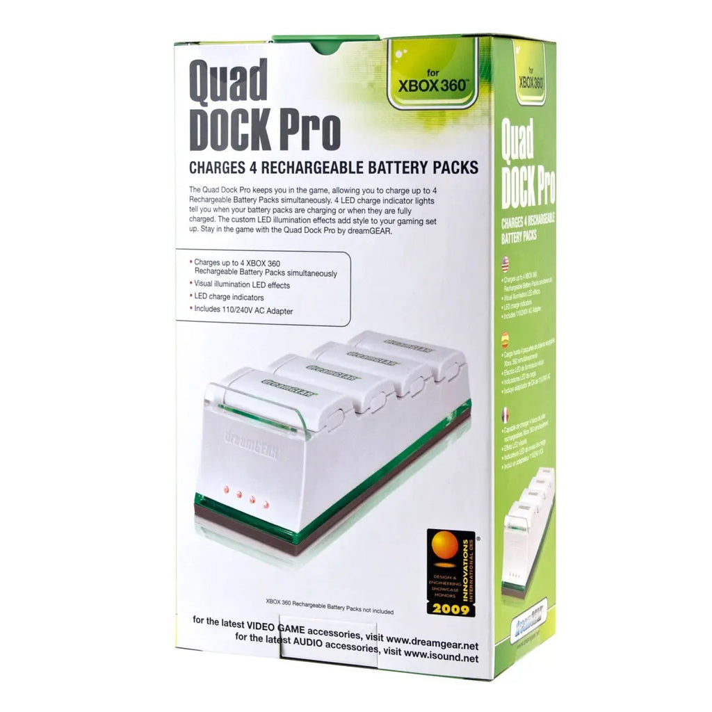 Dreamgear Quad Dock Pro for Xbox 360 Awesome Imports