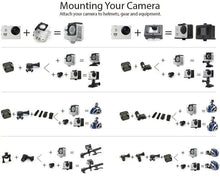 Load image into Gallery viewer, Full HD Sports Action WIFI Cam -  Black - Awesome Imports - 6