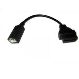 Honda 3 Pin To OBD2 16 Pin Connector Adapter
