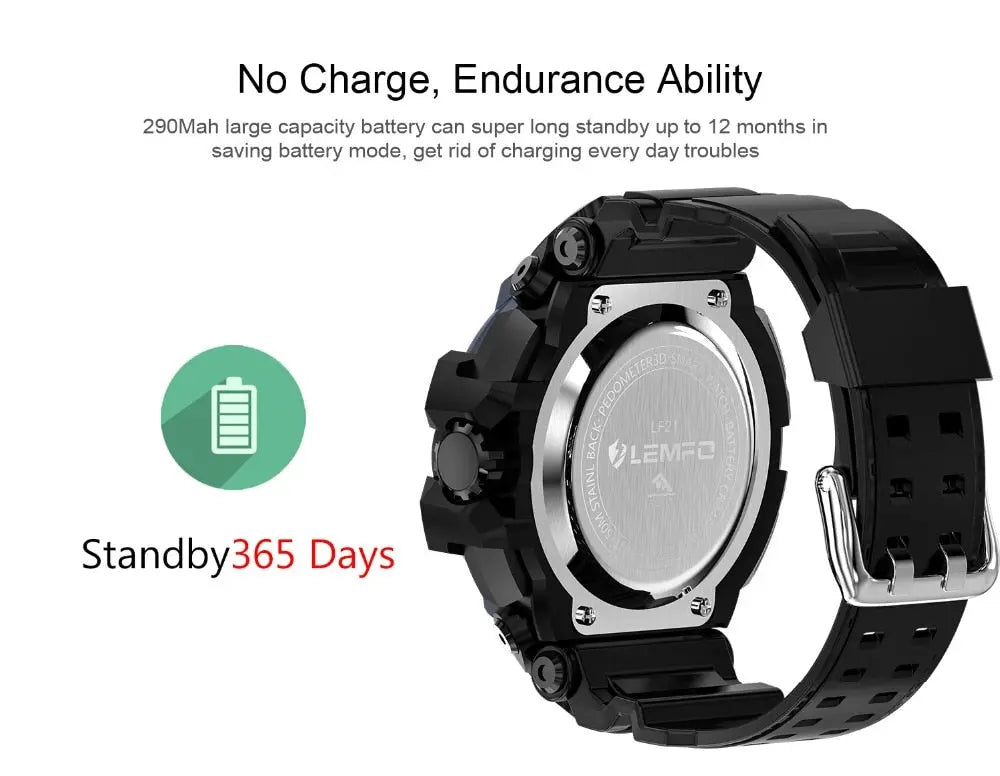 LEMFO LF21 Waterproof Fitness Smart Watch Awesome Imports