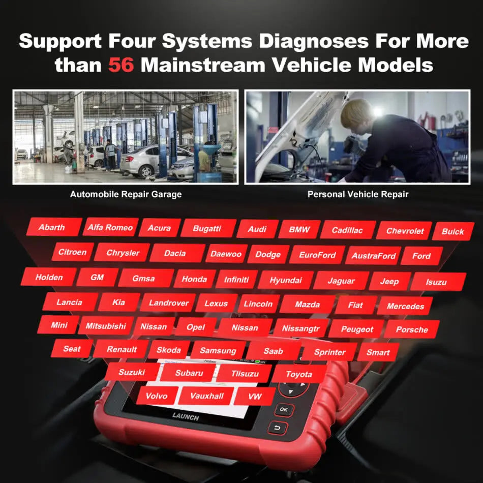 Launch Creader CRP123E OBD ECU ABS SRS Diagnostic Scanner (Parallel Import) Awesome Imports