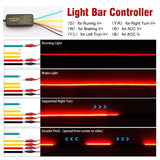 Motolab Waterproof Car LED Red Brake/Signal Light Strip - 150cm