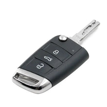Load image into Gallery viewer, Protective Key Cover for VW MK7 Style 1 - Black & Red Stripe Awesome Imports