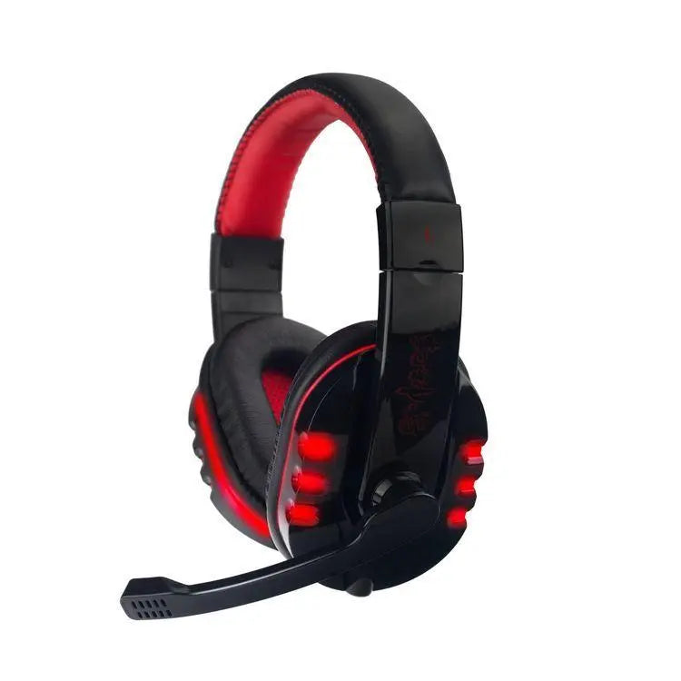 Puning Red Gaming Headset for PC & Playstation PS3 / PS4 with Mic & Remote Awesome Imports