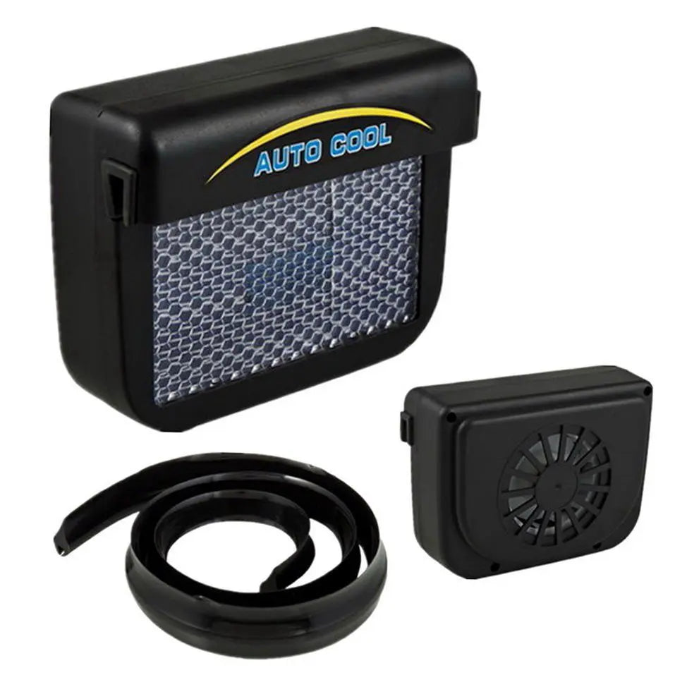 Solar Power Car Window Fan Awesome Imports