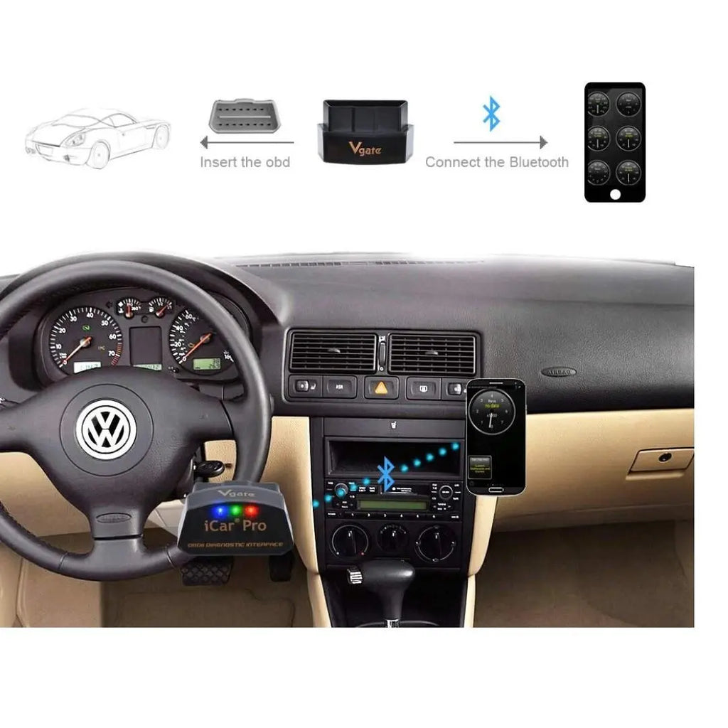 Vgate iCar Pro Bluetooth 3.0 OBD2 Code Reader OBDII Scanner Scan Tool Awesome Imports
