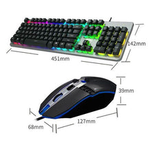 Load image into Gallery viewer, AOC KM410 Metal Series Backlight USB Wired Gaming Keyboard & Mouse Combo