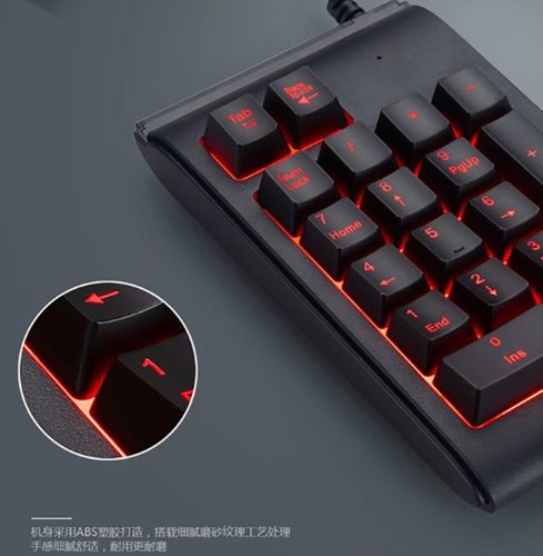 3 Color Backlit Numeric Keypad
