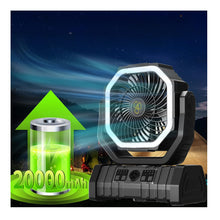 Load image into Gallery viewer, Outdoor/Camping 3-in-1 Unit (Fan, LED Light and Powerbank)