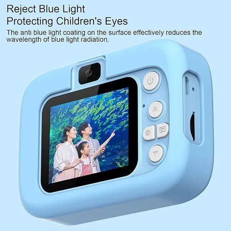 Techme X900C Kids Digital HD Video & Photo Dual Lens Camera with Games - Blue