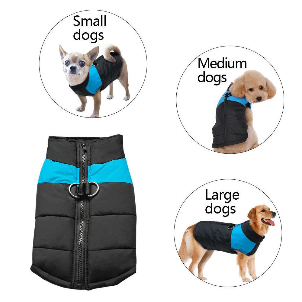 Pet Dog Coat Jacket Vest Puffy Waterproof